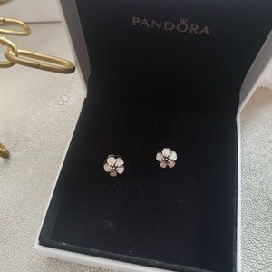 Authentic Pandora cherry blossom clips #791041